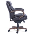 Office Chairs | La-Z-Boy 48963B 18.75 in. to 21.75 in. Seat Height Woodbury Mid-Back Executive Chair Supports Up to 300 lbs. - Brown Seat/Back, Weathered Sand Base image number 2