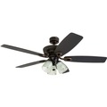 Ceiling Fans | Prominence Home 51017-45 52 in. Marston Traditional Indoor LED Ceiling Fan with Light - Bronze image number 1