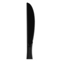 Cutlery | Dixie KM517 Plastic Cutlery Heavy Mediumweight Knives - Black (1000/Carton) image number 3