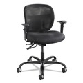  | Safco 3397BL Vue Intensive-Use Mesh Task Chair Supports Up to 500 lbs. 18-1/2 in. to 21 in. Seat Height - Black image number 2