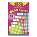 Office & Office Supplies | TREND T1942 SuperSpots and SuperShapes Neon Smiles Sticker Variety Packs - Assorted Colors (2500/Pack) image number 3