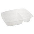 Labor Day Sale! Save $30 off $199! | Dart C30DE2R ClearPac 22.6oz. / 10.2 oz. Plastic Containers and Lids - Clear (63-Piece/Sleeve 4-Sleeve/Carton) image number 0