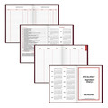 Office Jansan | AT-A-GLANCE SD389-13 2025 Edition 201 Sheets 8.25 in. x 5.75 in. Medium/College Rule Standard Diary Daily Reminder Book - Red Cover image number 3