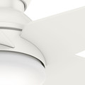Ceiling Fans | Casablanca 59354 52 in. Isotope Fresh White Ceiling Fan with Light and Wall Control image number 3
