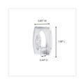 Office Jansan | Command 17006CLR-ES Mini Hooks And Strips - Clear (6 Hooks And 8 Strips/Pack) image number 2