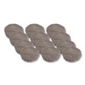 Cleaning Cloths | GMT 120203 20 in. Diameter Grade 3 Cleaning and Polishing Radial Steel Wool Pads - Gray (12/Carton) image number 0