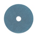 Cleaning Cloths | Boardwalk BWK4020AQU 20 in. Diameter Burnishing Floor Pads - Aqua (5/Carton) image number 0