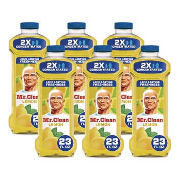 Mr. Clean 23 oz. Multi-Surface Antibacterial Cleaner - Lemon Scent (6/Carton)