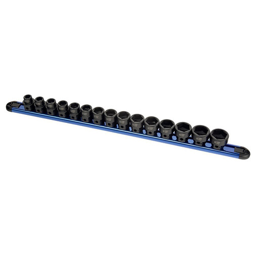 Sockets | Sunex HD 2673 15-Piece 1/2 in. Drive Metric Low Profile Impact Socket Set with Hex Shank image number 0