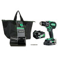 Hammer Drills | Factory Reconditioned Metabo HPT DV18DBFL2TM 18V Brushless Lithium-Ion 1/2 in. Cordless Hammer Drill Kit (3 Ah/5 Ah) image number 0