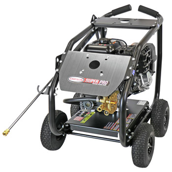 Simpson 4400 PSI 4 GPM Direct Drive Medium Roll Cage Professional Gas Pressure Washer with AAA Pump
