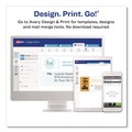 Office Jansan | Avery 27900 5.06 in. x 7.63 in. Inkjet/Laser Printers Shipping Labels with Paper Receipt Bulk Pack - White (100/Box) image number 3