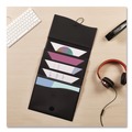 Office Jansan | Avery 73517 5 Sections Cord/Hook Closure Slide and View Expanding File - Letter, Black image number 2