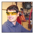 Eye Protection | Ansell KCC19826 Magnum 3G Safety Eyewear - Black Frame, Yellow/Amber Lens (12/Box) image number 6