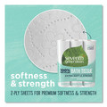 Office Jansan | Seventh Generation SEV 13738CT 2-Ply 100 Percent Recycled Septic Safe Bathroom Tissue - White (2/Carton) image number 2