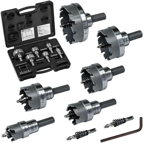 Hole Saws | Klein Tools 31873 8-Piece Master Electrician Hole Cutter Set image number 0