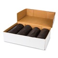 Trash Bags | Inteplast Group VALH3860K22 High-Density 60 Gallon 38 in. x 58 in. Commercial Can Liners - Black (150/Carton) image number 1