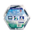 Cleaning & Janitorial Supplies | Dust-Off DMHJ 1 Jar, 200 Individual 5 in. x 7-3/4 in. Touch Screen Wipe Packets image number 1