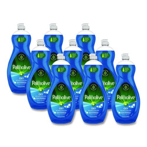 Cleaning & Janitorial Supplies | Ultra Palmolive US04273A 32 oz. Bottle Oxy Dishwashing Liquid - Fresh Scent (9/Carton) image number 0
