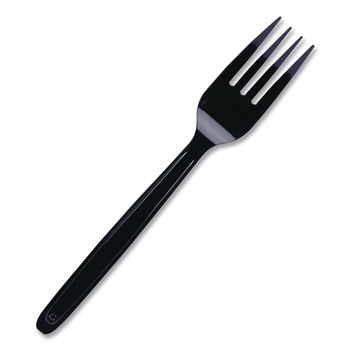 WNA CEASEFK960BL 6 in. Fork Cutlery for Cutlerease Dispensing System - Black (960/Box)