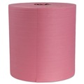 Cleaning & Janitorial Supplies | Boardwalk BWK-P080JPR 12 in. x 12 in. Hydrospun Wipers - Red (475/Roll) image number 1