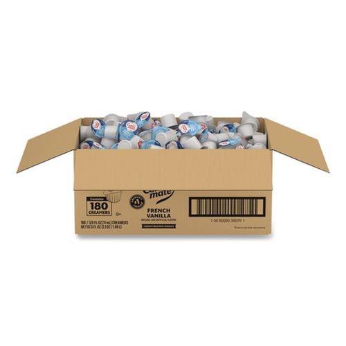 Condiments | Coffee-Mate 11000373 0.38 oz Liquid Coffee Creamer Mini Cups - French Vanilla (180/Carton) image number 0