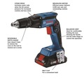 Screw Guns | Bosch GTB18V-45B15 18V Brushless Lithium-Ion 1/4 in. Cordless Hex Screwgun Kit (4 Ah) image number 14