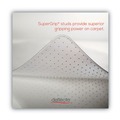 Office Chair Mats | Deflecto CM14113COM 36 x 48 SuperMat Frequent Use Lipped Roll Chair Mat for Med Pile Carpet - Clear image number 9
