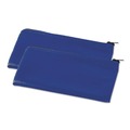  | Universal UNV69020 Zippered 11 in. x 6 in. Wallets/Cases - Blue (2/Pack) image number 0