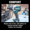 Makita XWT17Z 18V LXT Brushless Lithium-Ion 1/2 in. Cordless Square Drive Mid-Torque Impact Wrench with Friction Ring (Tool Only) image number 1