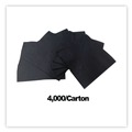 Paper Towels and Napkins | GEN 1401 9 in. x 9 in. 1-Ply Cocktail Napkins - Black (4000/Carton) image number 5