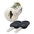 Office Jansan | Alera ALEVA501111 Core Removable Lock and Key Set - Silver (2/Set) image number 3