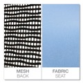 Office Chairs | Alera ALEEL42BME70B 17.9 in. to 21.8 in. Seat Height Elusion Series Mesh Mid-Back Swivel/Tilt Chair Supports Up to 275 lbs. - Light Blue image number 7