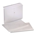 Office Jansan | Pendaflex 63814-3 8.5 in. x 14 in. Poly String and Button Envelope - Clear (3/Pack) image number 0