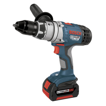 Factory Reconditioned Bosch 18V Lithium-Ion Brute Tough 1/2 in. Cordless Hammer Drill Driver Kit