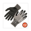 Work Gloves | Ergodyne 10302 ProFlex 7072 ANSI A7 Nitrile-Coated CR Gloves, Gray, Small, 12 Pairs/Pack image number 5