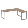 Office Desks & Workstations | Alera ALELSRT24GR Open Office Series 23-3/8 in. x 28-1/2 in. Fully Adjustable O-Leg Return Base - Silver image number 7