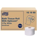 Toilet Paper | Tork 161990 2-Ply Septic Safe Universal Bath Tissue Roll with OptiCore - White (36/Carton) image number 0