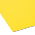 Office Jansan | Smead 64069 Colored Hanging File Folders with 1/5 Cut Tabs - Letter, Yellow (25/Box) image number 3