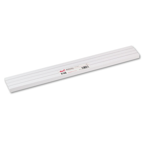 Office Jansan | Pacon P5166 24 x 3 Sentence Strips - White (100/Pack) image number 0
