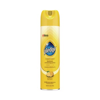 Pledge 9.7 oz. Aerosol Spray Furniture Polish - Lemon (6/Carton)