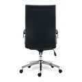 Office Chairs | Alera ALEED41B19 Eddleston Leather Manager Chair Supports Up to 275 lbs. - Black Seat/Back, Chrome Base image number 3