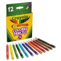 Bulk Savings Pricing 1 | Crayola 684112 3.3 mm 2B Short-Length Colored Pencil Set - Assorted Lead and Barrel Colors (12/Set) image number 3