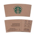 Cutlery | Starbucks 12420977 Cup Sleeves for 12/16/20 oz. Hot Cups - Kraft (1380/Carton) image number 1