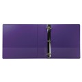 Binders & Binding Supplies | Samsill MP286508 Earth's Choice Plant-Based 11 in. x 8.5 in. 1.5 in. Capacity 3 Rings Economy Round Ring View Binders - Purple (2/Pack) image number 3