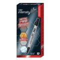  | BIC PMIPK11-BK Intensity Metal Pro Fine Tip Black Ink Permanent Markers (1-Dozen) image number 0