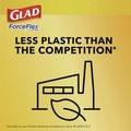 Cleaning & Janitorial Supplies | Glad 78902 ForceFlex 24 in. x 27.38 in. 13 Gallon Kitchen Drawstring Trash Bags - Gain Lavender Scent/White (240/Carton) image number 7