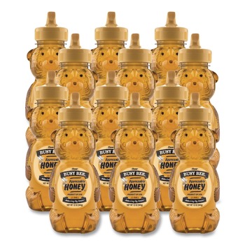 Busy Bee GHZ90130 12 oz Bottle Clover Honey (12/Carton)