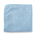 Office Jansan | Rubbermaid Commercial 1820579 12 in. x 12 in. Microfiber Cleaning Cloths - Blue (24/Pack) image number 0