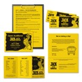 Office Jansan | Astrobrights 22531 8.5 in. x 11 in. 24 lbs. Bond Weight Color Paper - Solar Yellow (500/Ream) image number 3